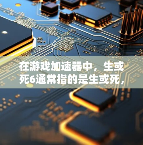 在游戏加速器中，生或死6通常指的是生或死，6这款游戏，虽然该游戏已经发布，但如果你是在使用加速器来解决延迟问题，以下是一些常见的加速器或工具