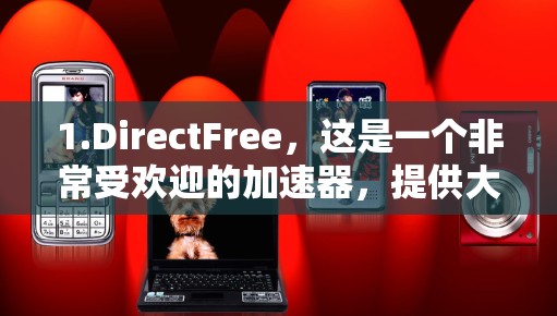 1.DirectFree，这是一个非常受欢迎的加速器，提供大量的加速选项，且是免费的。它支持多种加速器类型，包括搜索、下载、文件和视频加速