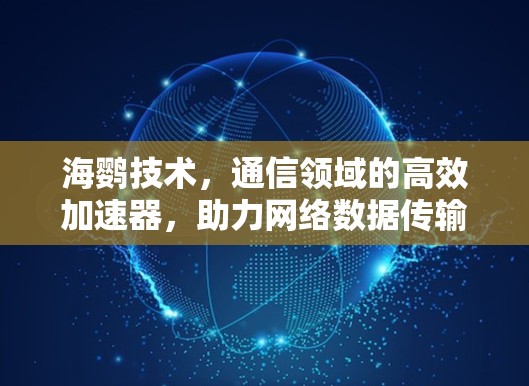 海鹦技术,通信领域的高效加速器,助力网络数据传输的终极解决方案 海鹦技术,通信领域的高效加速器,助力网络数据传输的终极解决方案
