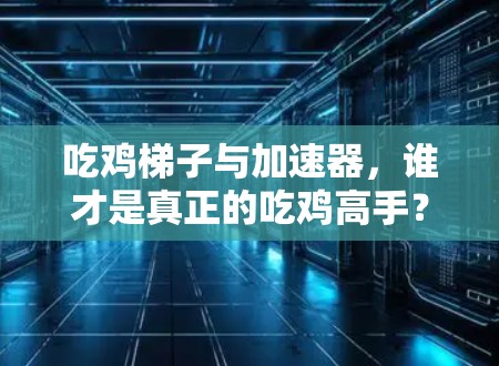 吃鸡梯子与加速器，谁才是真正的吃鸡高手？