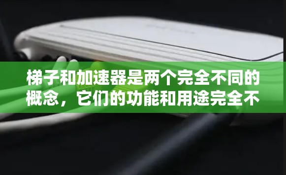 梯子和加速器是两个完全不同的概念,它们的功能和用途完全不同 梯子和加速器是两个完全不同的概念,它们的功能和用途完全不同