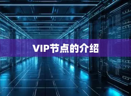 VIP节点的介绍 VIP节点的介绍