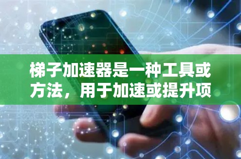 梯子加速器是一种工具或方法,用于加速或提升项目实现。以下是梯子加速器的几个常见应用场景 梯子加速器是一种工具或方法,用于加速或提升项目实现。以下是梯子加速器的几个常见应用场景