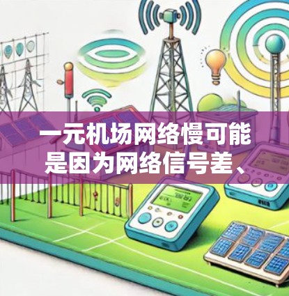 一元机场网络慢可能是因为网络信号差、距离远或者有延迟源。以下是一些可能的解决方法
