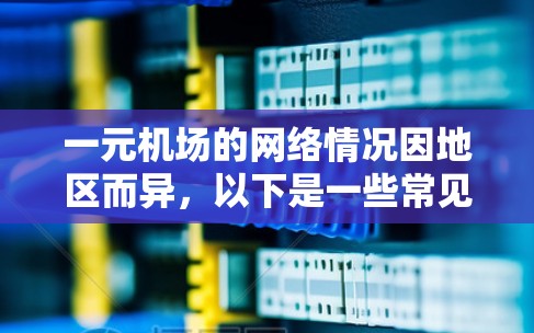 一元机场的网络情况因地区而异，以下是一些常见的机场及其网络状况的比较