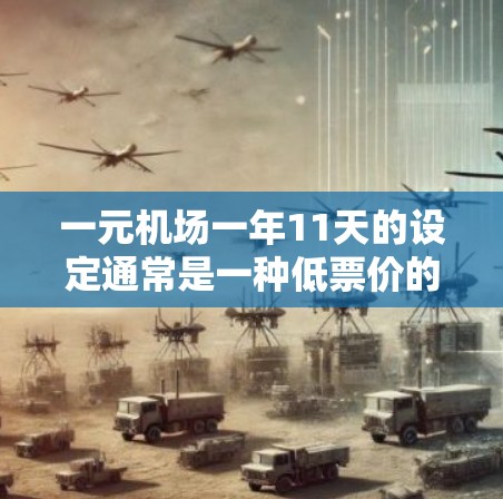 一元机场一年11天的设定通常是一种低票价的运营策略，旨在吸引特定的游客和流量。以下是对此设定的详细分析