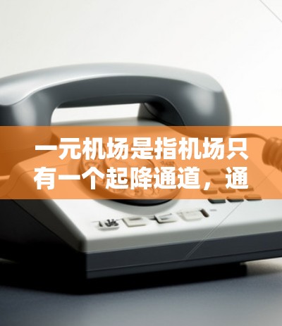 一元机场是指机场只有一个起降通道，通常意味着机场的设计和管理更加集中和高效。以下是关于一元机场的详细解释