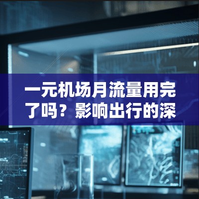 一元机场月流量用完了吗?影响出行的深层因素 一元机场月流量用完了吗?影响出行的深层因素