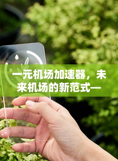 一元机场加速器，未来机场的新范式—从技术到应用的革新