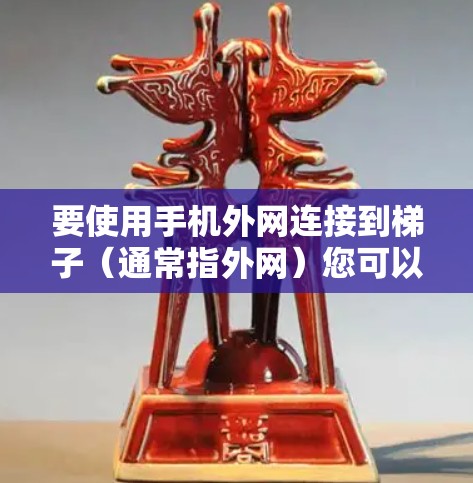 要使用手机外网连接到梯子（通常指外网）您可以按照以下步骤操作