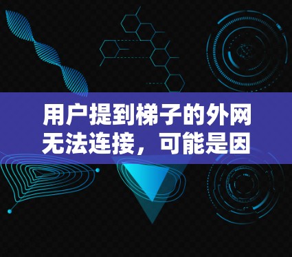 用户提到梯子的外网无法连接，可能是因为梯子太短、太重或结构不适合。以下是一些可能的解决方法