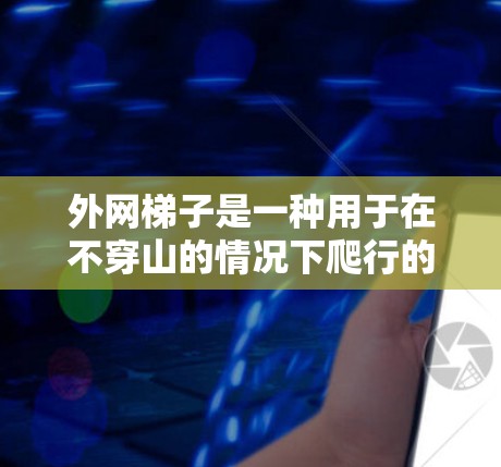 外网梯子是一种用于在不穿山的情况下爬行的梯子，通常通过绳子或其他方式与外界连接，具有多种设计和用途。以下是关于外网梯子的详细信息