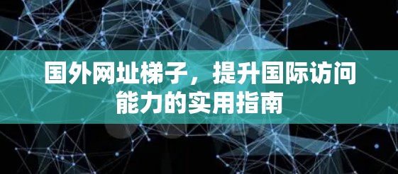 国外网址梯子，提升国际访问能力的实用指南