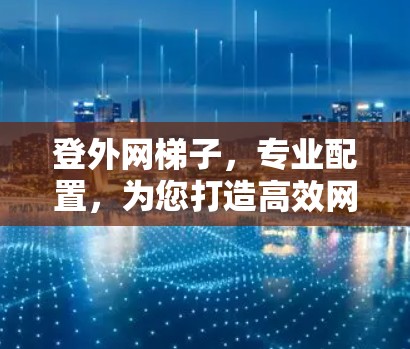 登外网梯子，专业配置，为您打造高效网络环境