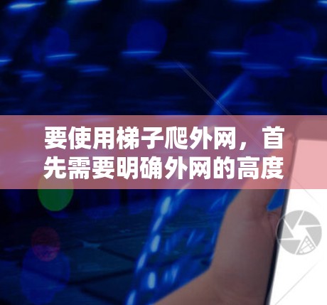 要使用梯子爬外网，首先需要明确外网的高度和结构，然后按照以下步骤进行