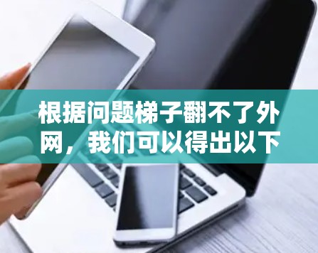 根据问题梯子翻不了外网，我们可以得出以下结论