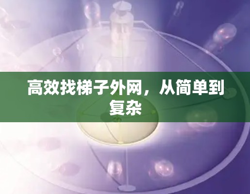 高效找梯子外网，从简单到复杂