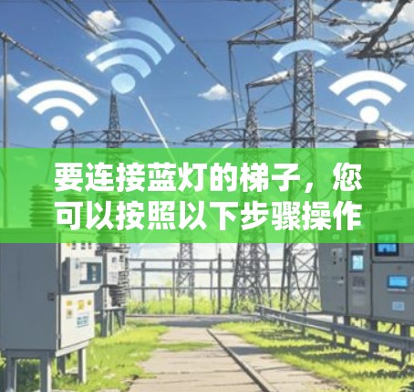 要连接蓝灯的梯子，您可以按照以下步骤操作