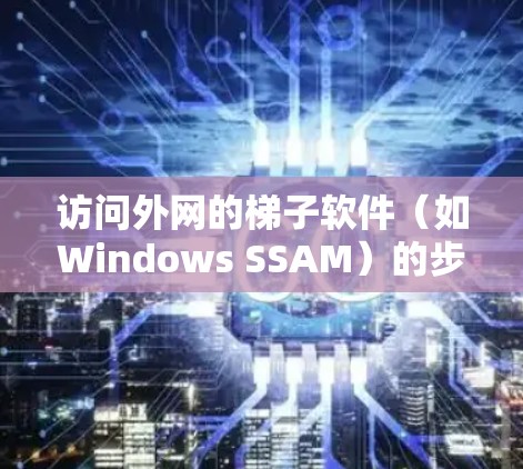 访问外网的梯子软件(如Windows SSAM)的步骤如下 访问外网的梯子软件(如Windows SSAM)的步骤如下
