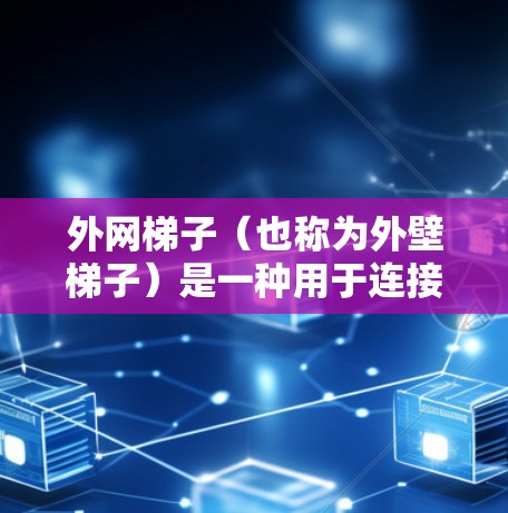 外网梯子（也称为外壁梯子）是一种用于连接两个外部空间的结构，通常用于在建筑物中固定结构或连接内部墙与外部墙。它由两段外部壁和一段内部壁组成，内部壁通常由两根细铁管连接，用于支撑和固定