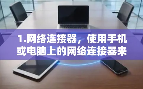 1.网络连接器，使用手机或电脑上的网络连接器来连接外网