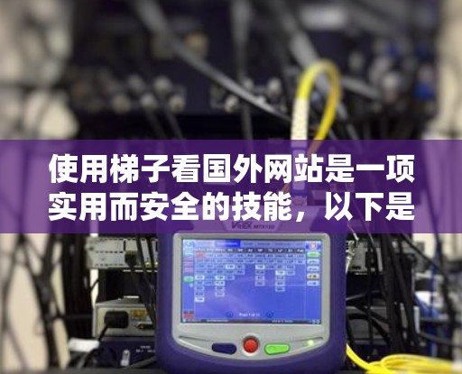 使用梯子看国外网站是一项实用而安全的技能，以下是详细的步骤指南
