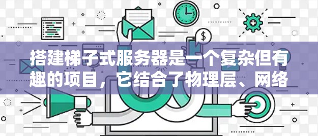搭建梯子式服务器是一个复杂但有趣的项目，它结合了物理层、网络层和数据层的通信机制。以下是一个分步的教程，帮助你逐步学习如何搭建一个梯子式服务器