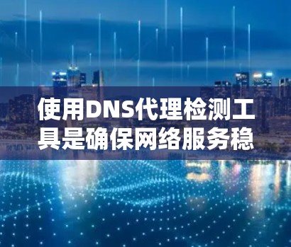 使用DNS代理检测工具是确保网络服务稳定运行的重要步骤。以下是对该过程的详细说明 使用DNS代理检测工具是确保网络服务稳定运行的重要步骤。以下是对该过程的详细说明