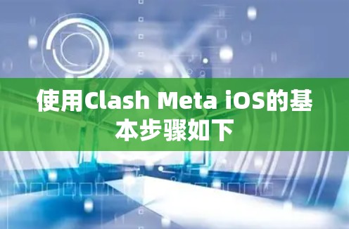 使用Clash Meta iOS的基本步骤如下