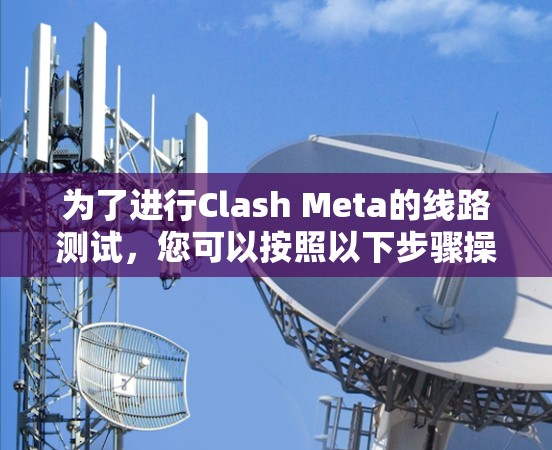 为了进行Clash Meta的线路测试，您可以按照以下步骤操作