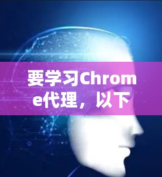 要学习Chrome代理，以下是一个清晰的步骤指南