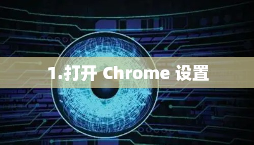 1.打开 Chrome 设置