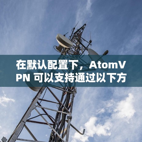 在默认配置下，AtomVPN 可以支持通过以下方式添加多端