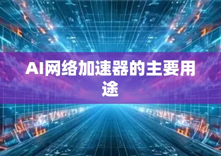 AI网络加速器的主要用途