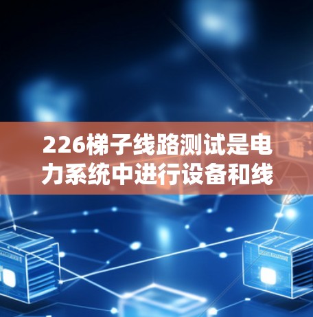 226梯子线路测试是电力系统中进行设备和线路检查和维护的重要环节。以下是对该过程的详细分析