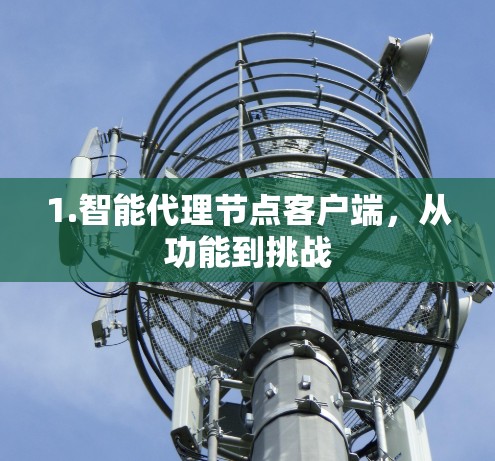1.智能代理节点客户端,从功能到挑战 1.智能代理节点客户端,从功能到挑战