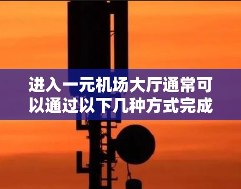 进入一元机场大厅通常可以通过以下几种方式完成 进入一元机场大厅通常可以通过以下几种方式完成
