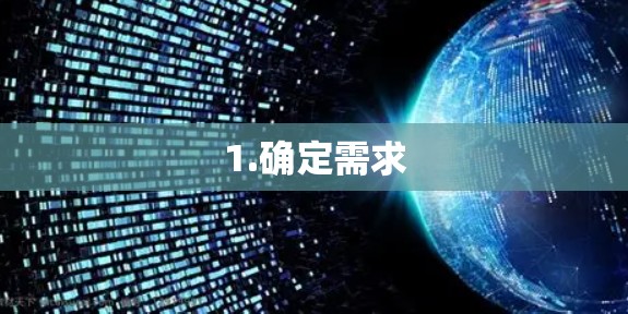 1.确定需求