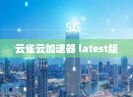 云雀云加速器 latest版