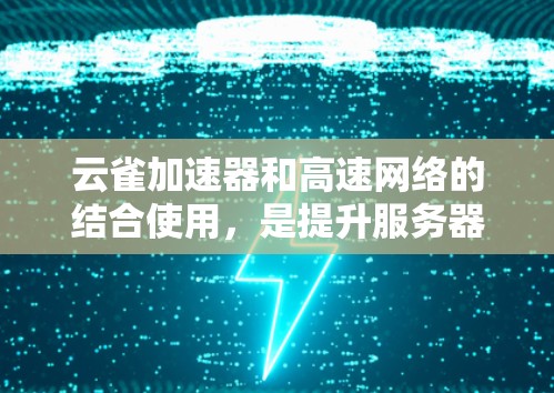 云雀加速器和高速网络的结合使用，是提升服务器性能和网络效率的重要技术。以下是对这一技术的详细解析
