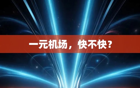 一元机场,快不快? 一元机场,快不快?