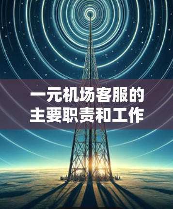 一元机场客服的主要职责和工作内容可以概括为以下几点