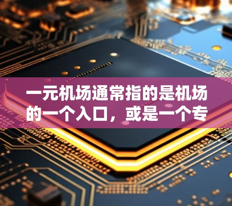 一元机场通常指的是机场的一个入口，或是一个专有服务的入口，以减少其他入口的拥挤。这些入口通常配备多种设备，以提供多种服务和便利