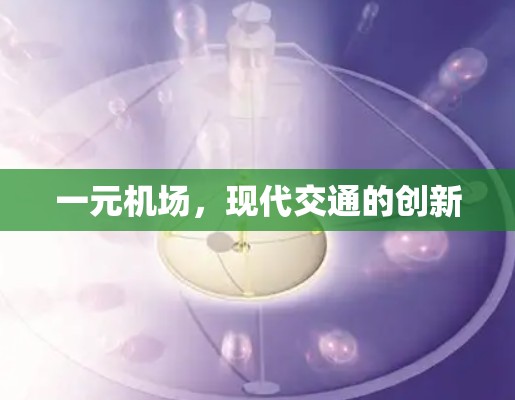 一元机场，现代交通的创新