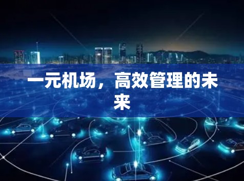 一元机场，高效管理的未来