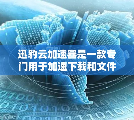 迅豹云加速器是一款专门用于加速下载和文件处理的云服务。它通过高效的网络加速技术，帮助用户更快地完成下载和处理文件。以下是对迅豹云加速器的详细介绍