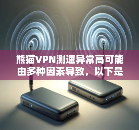 熊猫VPN测速异常高可能由多种因素导致，以下是一些可能的原因和建议