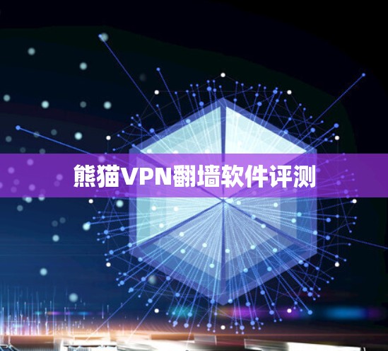 熊猫VPN翻墙软件评测