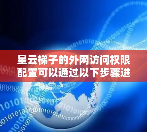 星云梯子的外网访问权限配置可以通过以下步骤进行管理