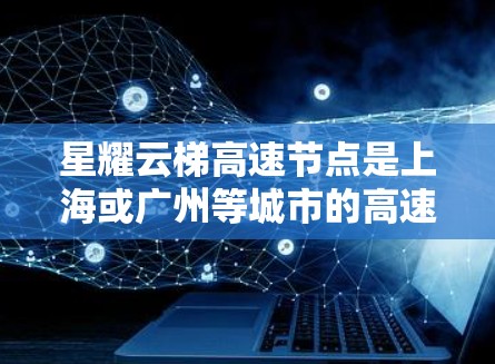 星耀云梯高速节点是上海或广州等城市的高速公路重要区域，通常位于高速公路上，具有高流量和经济价值。以下是对该节点的详细分析